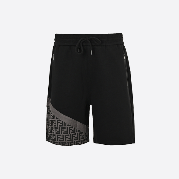 Fendi Double F Twill Printed Shorts