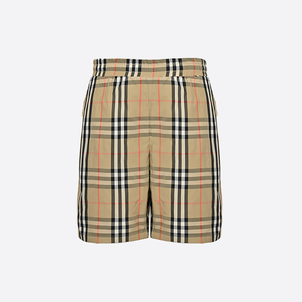 Burberry Check print reversible shorts