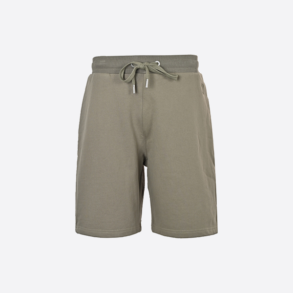 Ami Paris small heart embroidered shorts