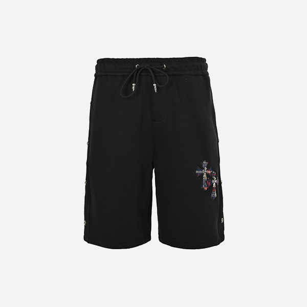 Chrome Hearts Cross Patch Logo Shorts