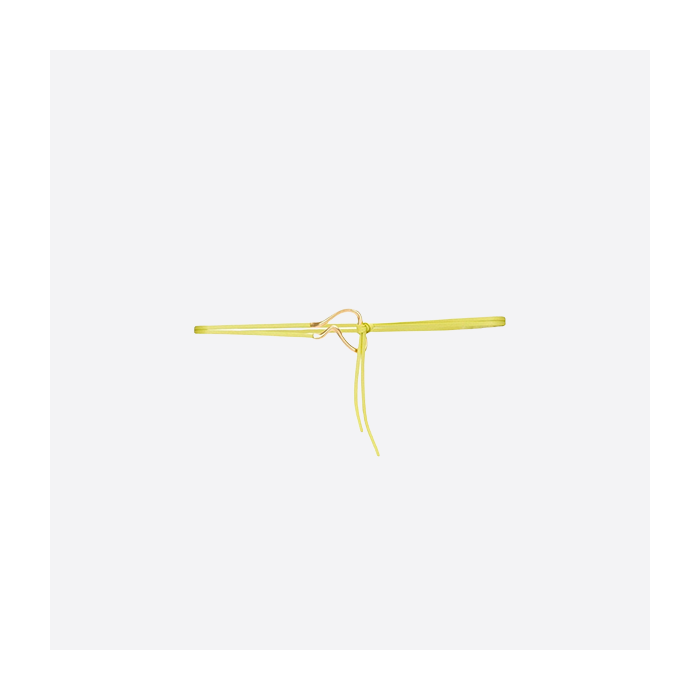 Bottega Veneta curved buckle belt