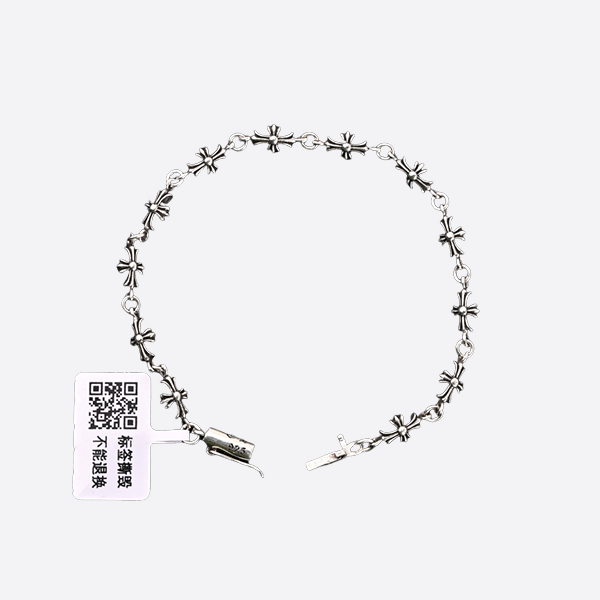 Chrome Hearts CH Diamond-free Thin Cross Bracelet