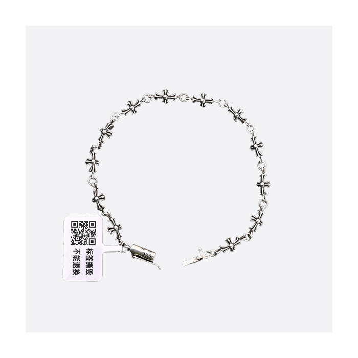 Chrome Hearts CH Diamond-free Thin Cross Bracelet