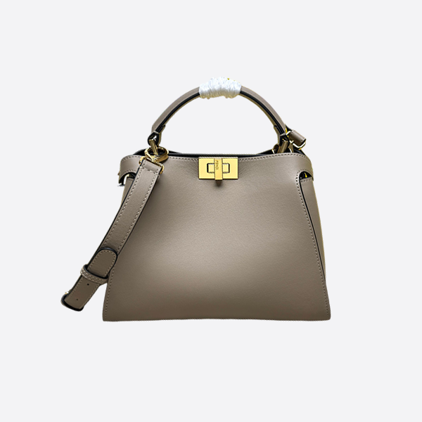 Fendi medium dove grey tote bag 302