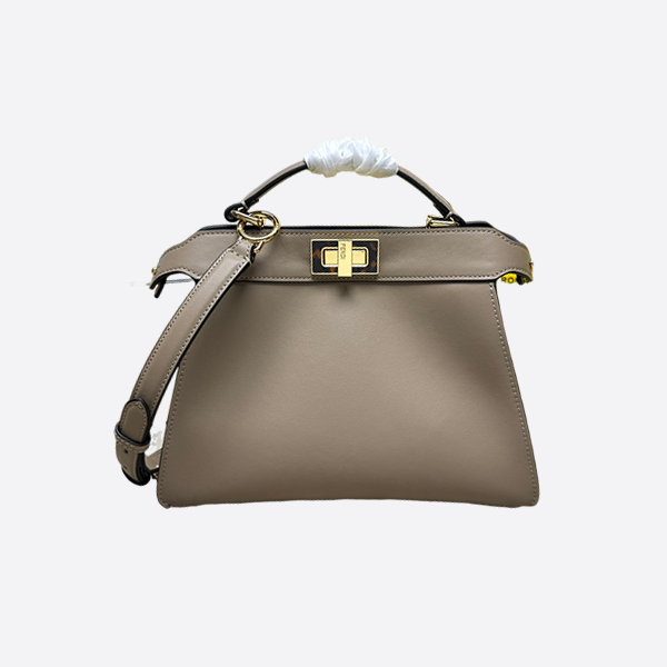 Fendi medium dove grey handbag 8019
