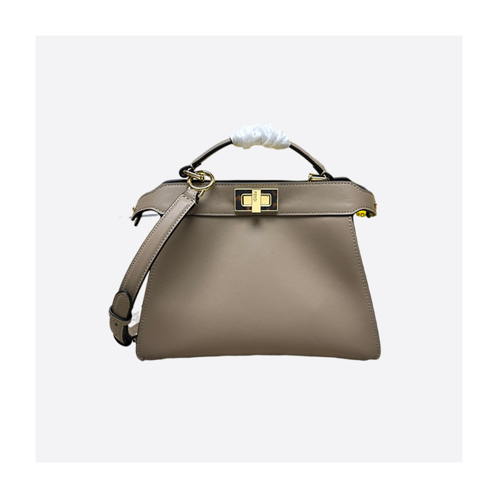 Fendi medium dove grey handbag 8019
