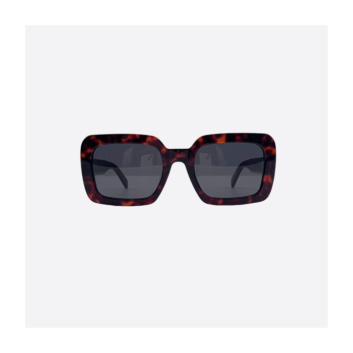 Celine Square Acetate Sunglasses CL40304U Tortoise Shell