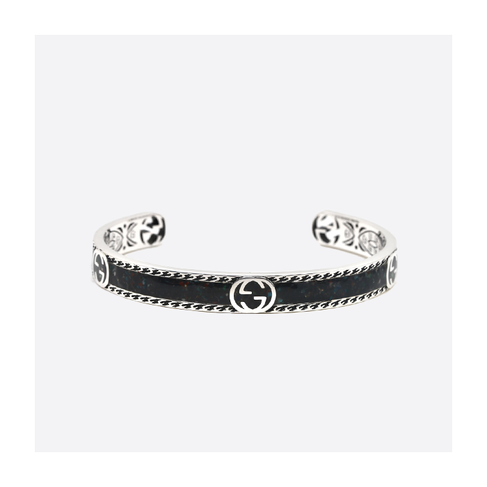 Gucci black enamel bracelet YBA645570003017
