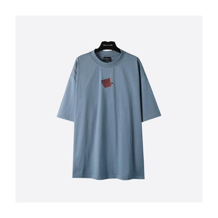 Balenciaga SS25 Embroidered Tape Short Sleeve