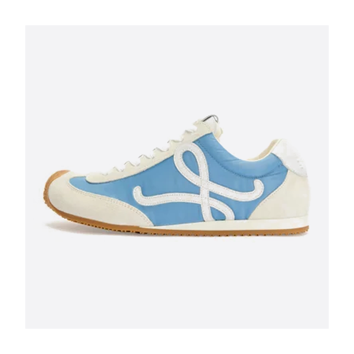 Loewe Ballet Runner 2.0 calfskin round toe lace-up low-top casual shoes LBR2282X29-5638