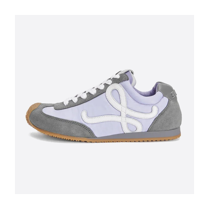 Loewe Ballet Runner 2.0 calfskin round toe lace-up low-top casual shoes LLBR282X02-4867