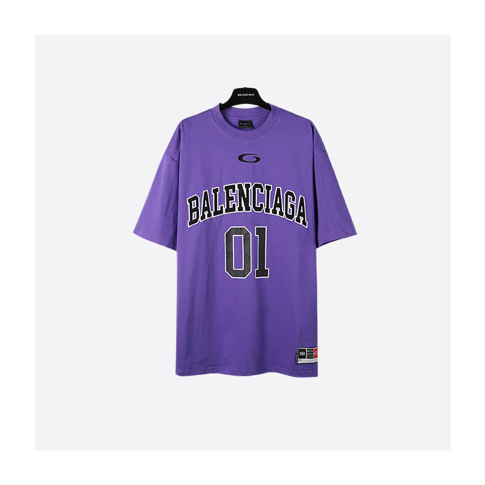Balenciaga SS25 01 embroidered jersey short sleeves