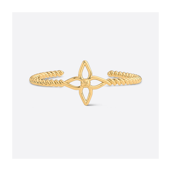 Louis Vuitton Floral Cuff Bracelet  M1606S