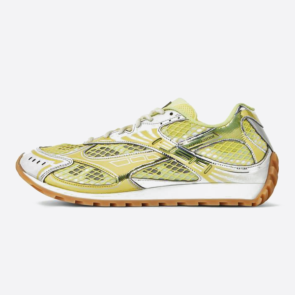 Bottega Veneta Orbit Weave Round-Toe Lace-Up Low-Cut Casual Shoes 741357V2X405821